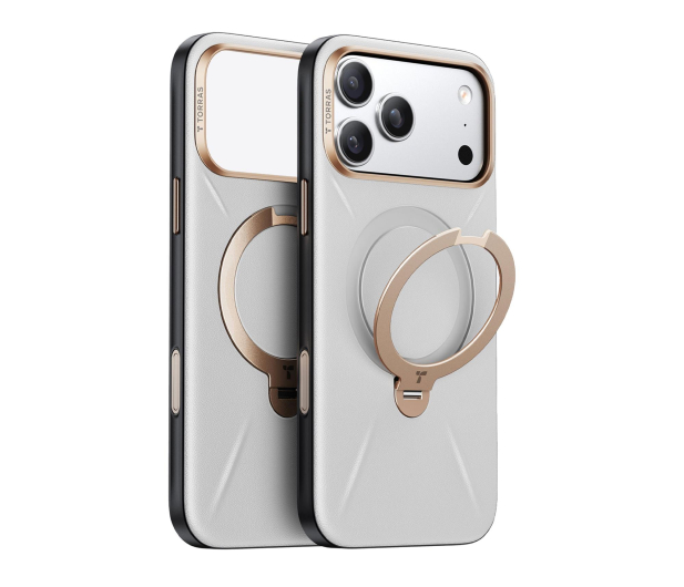 TORRAS QPRO Leather do iPhone 17 Pro Max (Pearl Grey) - 1483048 - zdjęcie